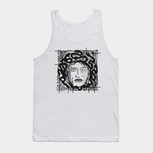 Medusa Gorgon in black Tank Top